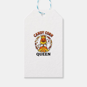 Étiquettes-cadeau Reine Candy Corn Vintage Chemise Candy Halloween A