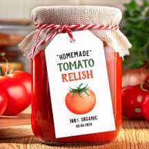 Relish de tomates fait maison avec motif de tomate