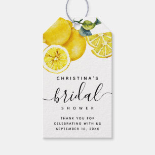 Étiquettes-cadeau Remerciement Brise de Citron