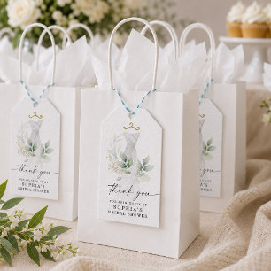 Étiquettes-cadeau Remerciement de Fête de Mariage à l'Aquarelle et a