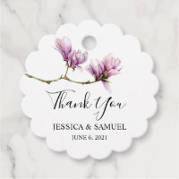 Remerciement de mariage pour l'arbre de magnolia à