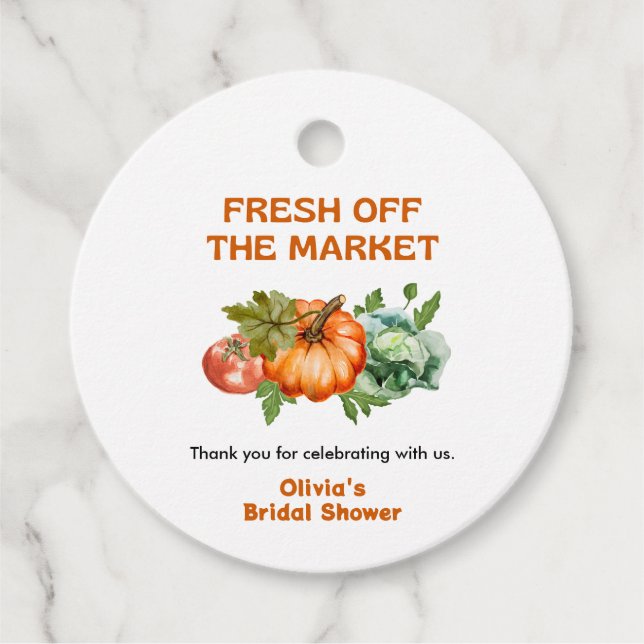 Étiquettes Cadeau Remerciement pour Baby Shower Frais Sorti du March (Devant)