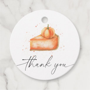 Étiquettes Cadeau Remerciement pour baby shower pour la tarte à la c