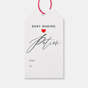 Étiquettes-cadeau Remerciement pour Baby Shower pour Potion de Fabri