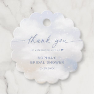 Étiquettes Cadeau Remerciement pour la Baby Shower de la Mariée sur
