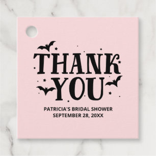 Étiquettes Cadeau Remerciement pour une Baby Shower de Mariage Hallo