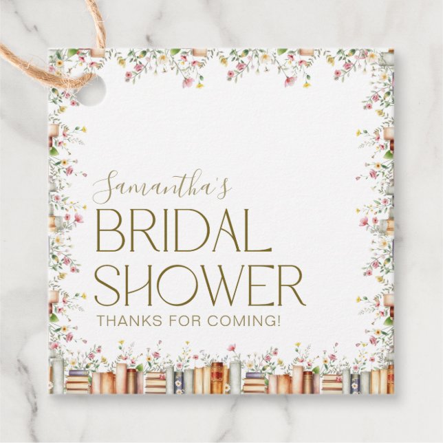 Étiquettes Cadeau Remerciement pour une baby shower sur le thème des (Devant)