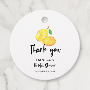 Étiquettes Cadeau Remerciement simple pour Baby Shower de mariage au