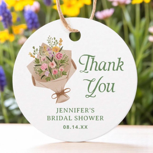 Étiquettes Cadeau Remerciements de Mariage pour Marché de Producteur (Créateur téléchargé)