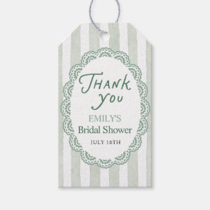 Étiquettes-cadeau Remerciements de mariage pour un Shower de mariage