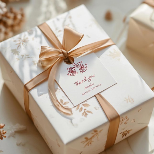 Étiquettes Cadeau Remerciements pour la fête de mariage That's Amore (Créateur téléchargé)