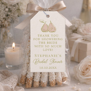 Étiquettes-cadeau Remerciements pour une Baby Shower de Mariage avec