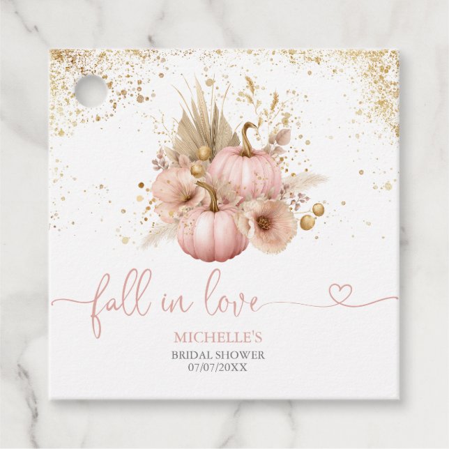 Étiquettes Cadeau Remercier pour la Mariée de la Saint-Valentin Citr (Devant)