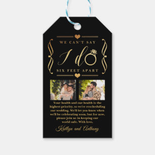 Étiquettes-cadeau Remise du Mariage de Six Pieds Horaire Changement