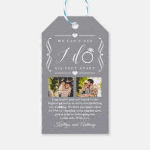 Étiquettes-cadeau Remise du Mariage de Six Pieds Horaire Changement 