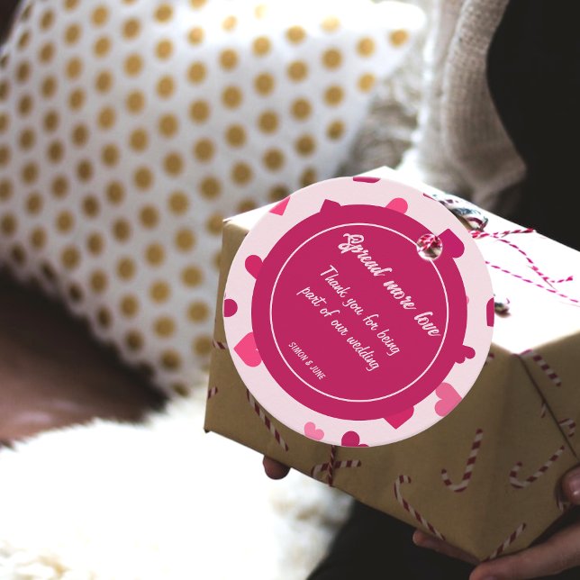 Étiquettes Cadeau Répandre plus d'amour (Créateur téléchargé)