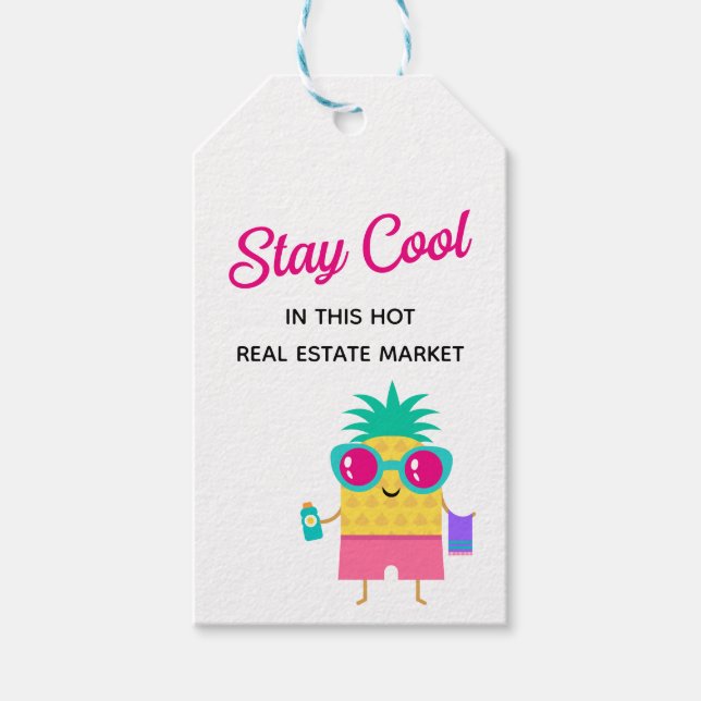 Étiquettes-cadeau Restez Cool Amusant Summer Realer Marketing (Devant)