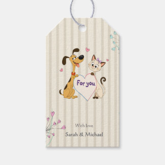 Étiquettes-cadeau Révélation du sexe du chien et du chat