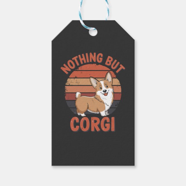Étiquettes-cadeau Rien que des Corgi (Devant)