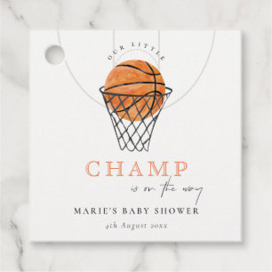 Étiquettes Cadeau Robe Cute Notre Petit Champ Baby shower De Basket-