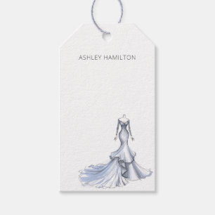 Étiquettes-cadeau Robe de Mariée Personnalisée