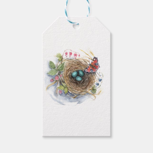 Étiquettes-cadeau Robin Nest (Devant)