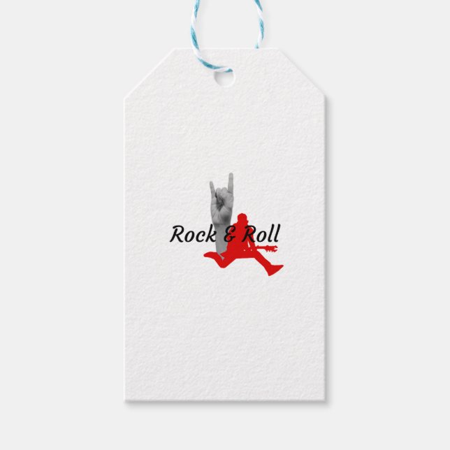 Étiquettes-cadeau Rock And Roll (Devant)
