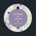 Étiquettes Cadeau Romantic Mauve Floral Wedding Favor Tags<br><div class="desc">Design floral mauve romantique. Ce modèle de balise de faveur de mariage combine deux tailles de police pour un look plus dynamique. Pour les articles correspondants,  veuillez suivre le lien : https://www.zazzle.com/collections/romantic_mauve_floral_collection-119499646558679983 En coque,  vous devez personnaliser la conception et me contacter : szdesigns2021@gmail.com</div>