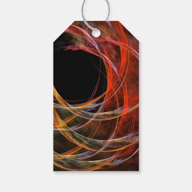 Étiquettes-cadeau Rompre le cercle de l'art Abstrait (Devant)