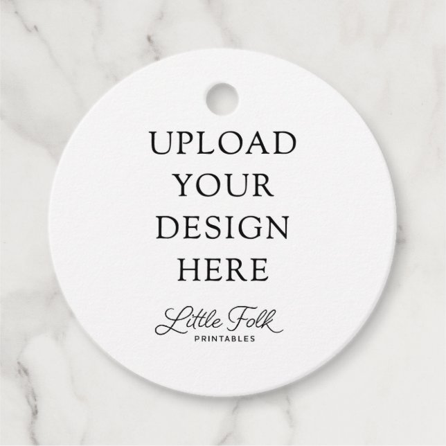 Étiquettes Cadeau Rond de 2" (Devant)