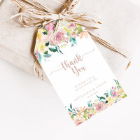 Rose Gold Spring Floral Mariage Merci