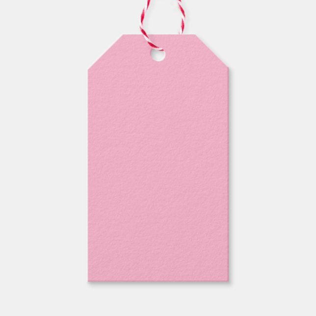 Étiquettes-cadeau Rose pâle (Devant)