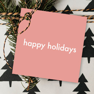 Étiquettes Cadeau Rose sombre   Noël féminin moderne minimaliste