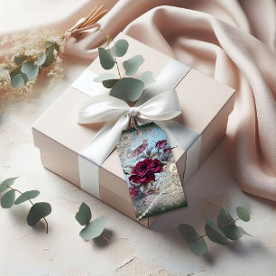 Étiquettes-cadeau Rose victorien Ephemera