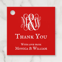 Rouge Monogramme de Vigne Script B&G Merci DIY BG