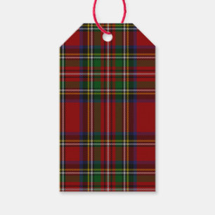 Étiquettes-cadeau Royal Stewart Tartan Traditionnel Plaid Noël