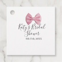 Ruban rose pastel élégant mariage nom date