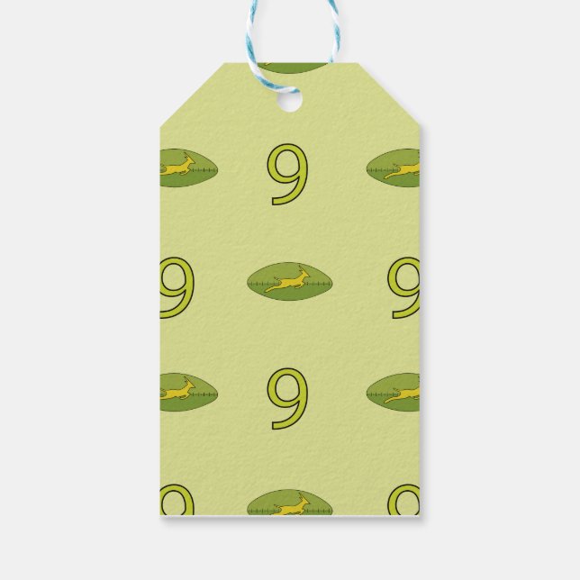 Étiquettes-cadeau Rugby game are on (Dos)