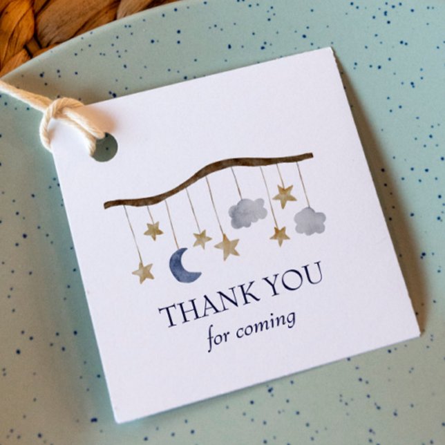 Étiquettes Cadeau Russe Baby shower nuit Sky Mobile (Créateur téléchargé)