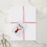 Étiquettes-cadeau Rustic Country Mountains Cerf Rouge Bleu Mariage<br><div class="desc">Rustic Country Mountains Cerf Rouge Bleu Mariage Tags Notre design rustique a une silhouette rouge buck sur le devant et les montagnes de l'ouest sur le dos. Conçu par Cèdre et Chaîne; personnalisé par vous! Veuillez nous contacter si vous avez besoin d'aide.</div>