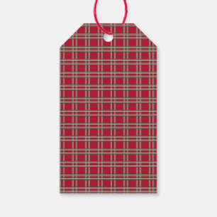 Étiquettes-cadeau Rustic Red Plaid Kitchen Holiday Tags cadeaux