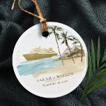 Étiquettes Cadeau Rustic Tropical Beach Cruise Palm Mariage<br><div class="desc">Pour toute autre personnalisation ou tout autre élément correspondant,  n'hésitez pas à me contacter à l'adresse yellowfebstudio@gmail.com</div>