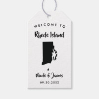 Sac de bienvenue du Mariage de Rhode Island Tags, 