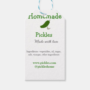 Étiquettes-cadeau Sachets maison faits avec amour ajouter texte site