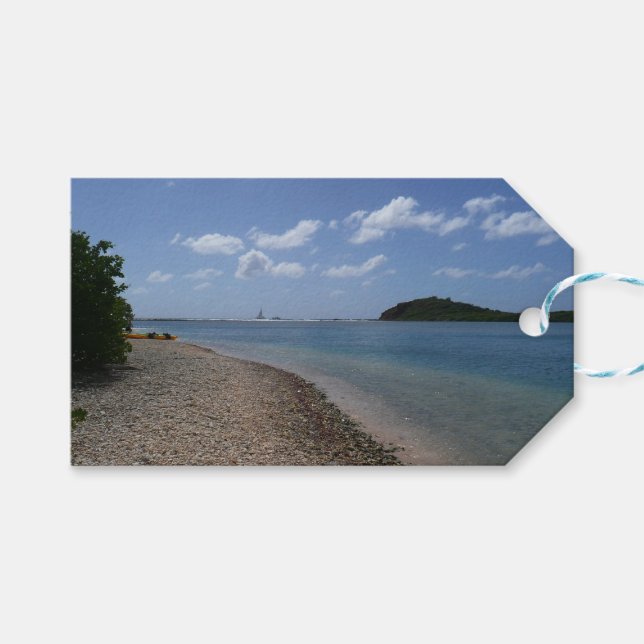 Étiquettes-cadeau Sailboat à la distance de St Thomas (Devant (Horizontal))