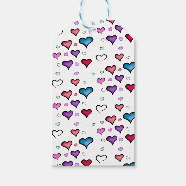 Étiquettes-cadeau Saint Valentin (Devant)