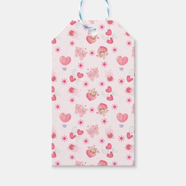 Étiquettes-cadeau Saint Valentin pour les enfants (Devant)