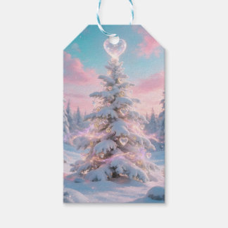 Étiquettes-cadeau Saison de Noël Paix & Amour