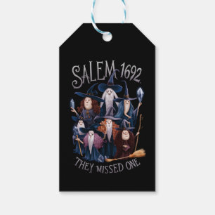 Étiquettes-cadeau Salem 1692 Ils Ont Manqué Une Sorcière Halloween