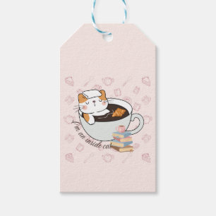 Étiquettes-cadeau Salon de chat intérieur